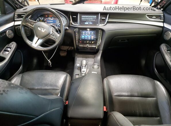 3PCAJ5M32KF121281 2019 INFINITI QX50 Black Առջևի վահանակի տեսք