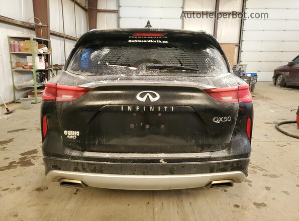 3PCAJ5M32KF121281 2019 INFINITI QX50 Black Հետևի տեսք
