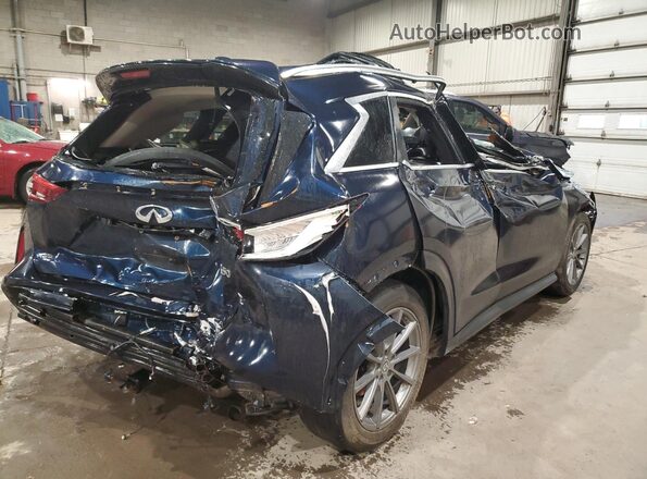 3PCAJ5M36LF114853 2020 INFINITI QX50 Blue Trasero derecho