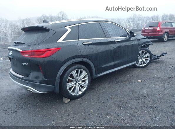 3PCAJ5M39LF110912 2020 INFINITI QX50 Black Հետևի աջ