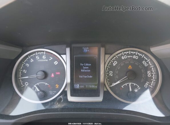 3TMBZ5DN3KM020115 2019 TOYOTA TACOMA Белый Вид задних сидений