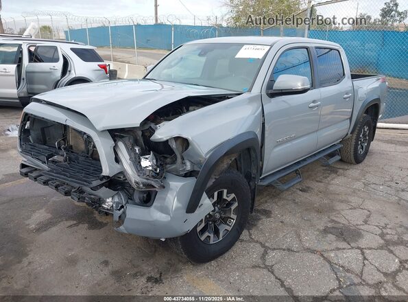 3TMCZ5AN2LM323056 2020 TOYOTA TACOMA Серый Передняя левая четверть