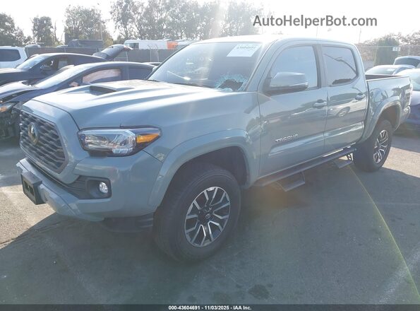 3TMCZ5AN4NM466237 2022 TOYOTA TACOMA Gray Передня ліва чверть