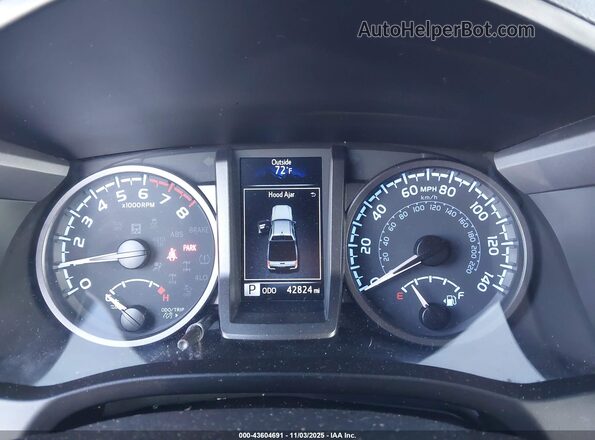 3TMCZ5AN4NM466237 2022 TOYOTA TACOMA Gray Вид задніх сидінь