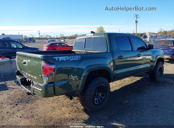 3TMCZ5AN7MM440553 2021 TOYOTA TACOMA Зеленый Задняя правая четверть