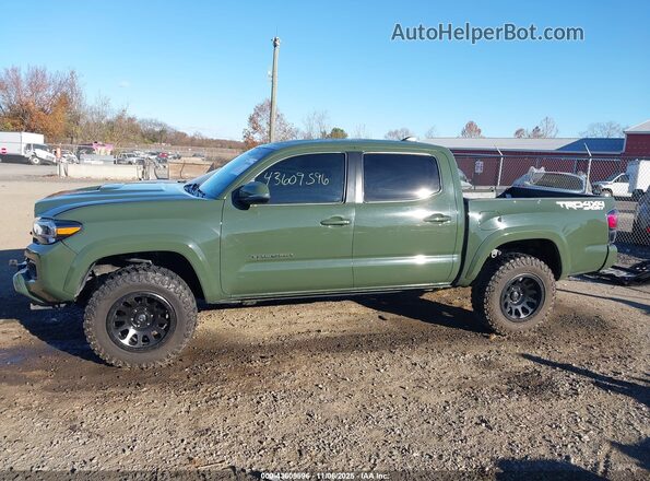 3TMCZ5AN7MM440553 2021 TOYOTA TACOMA Зеленый 