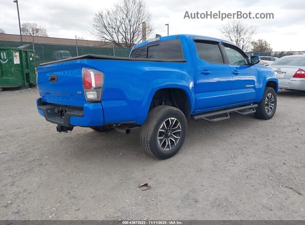 3TMCZ5AN8LM358863 2020 TOYOTA TACOMA Blue Trasero derecho