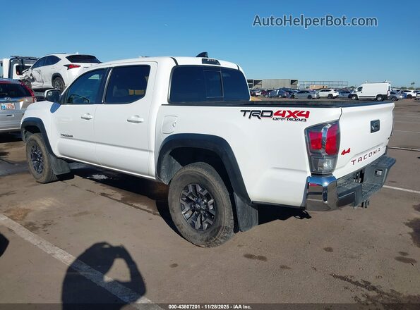 3TMCZ5AN8MM409800 2021 TOYOTA TACOMA White Задня ліва чверть