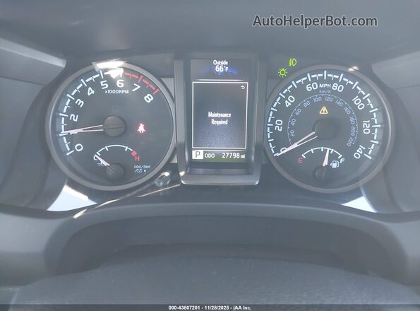 3TMCZ5AN8MM409800 2021 TOYOTA TACOMA White Вид задніх сидінь