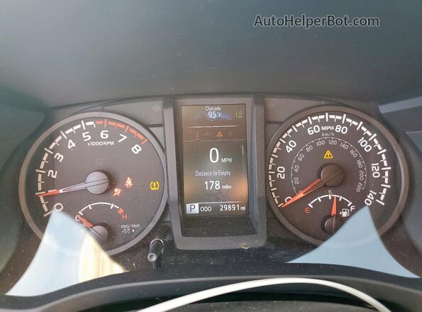 3TYAX5GN7NT038574 2022 TOYOTA LE Red Instrument cluster view