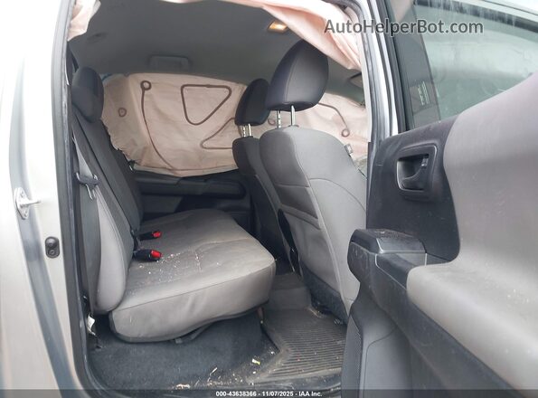 3TYAX5GNXNT045339 2022 TOYOTA TACOMA Silver Vista de la etiqueta del VIN