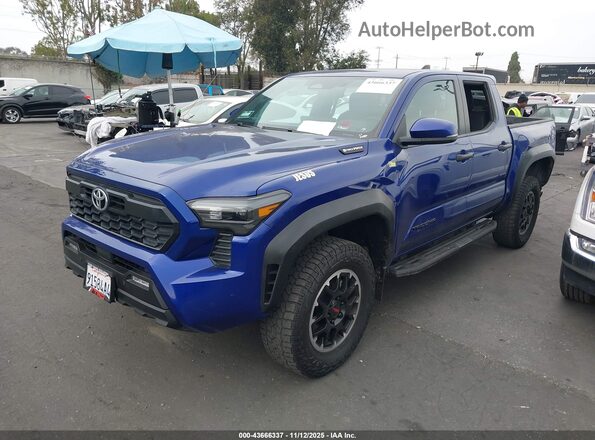 3TYLC5LN0RT002774 2024 TOYOTA TACOMA HYBRID Синий Передняя левая четверть