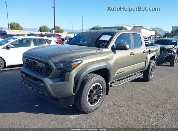 3TYLC5LN0ST038762 2025 TOYOTA TACOMA HYBRID Beige წინა მარცხენა ხედი სამი მეოთხედიდან