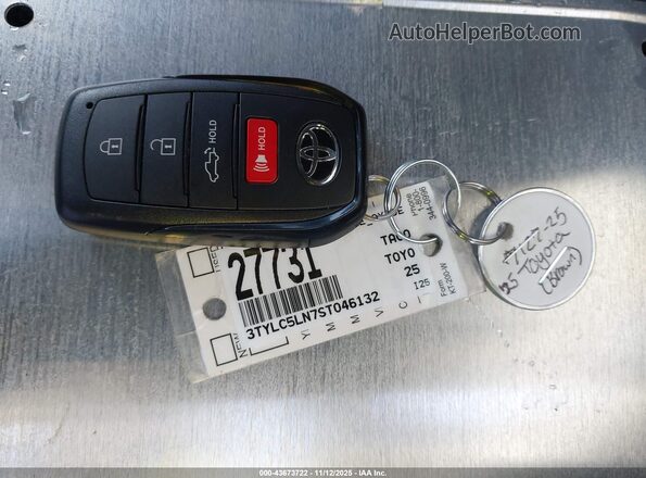 3TYLC5LN7ST046132 2025 TOYOTA TACOMA HYBRID Blue Вид панелі приладів