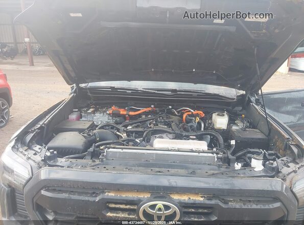 3TYLC5LN8RT001226 2024 TOYOTA TACOMA HYBRID Black უკანა ხედი