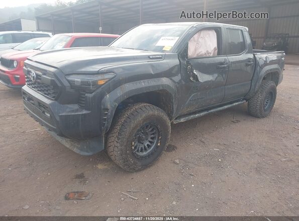 3TYLC5LN8RT001226 2024 TOYOTA TACOMA HYBRID Black წინა მარცხენა ხედი სამი მეოთხედიდან