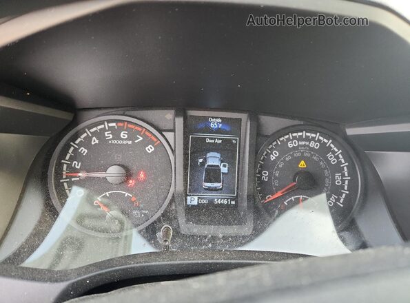 3TYRX5GN7NT066409 2022 TOYOTA TACOMA Серебряный Вид щитка приборов