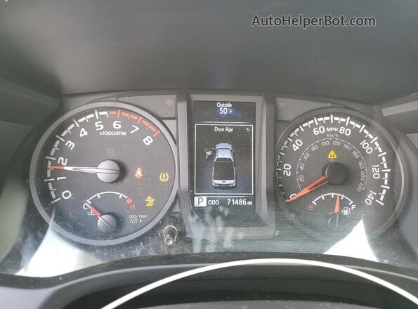 3TYSX5EN8NT012086 2022 TOYOTA TACOMA Gray Սարքավորումների վահանակի տեսք