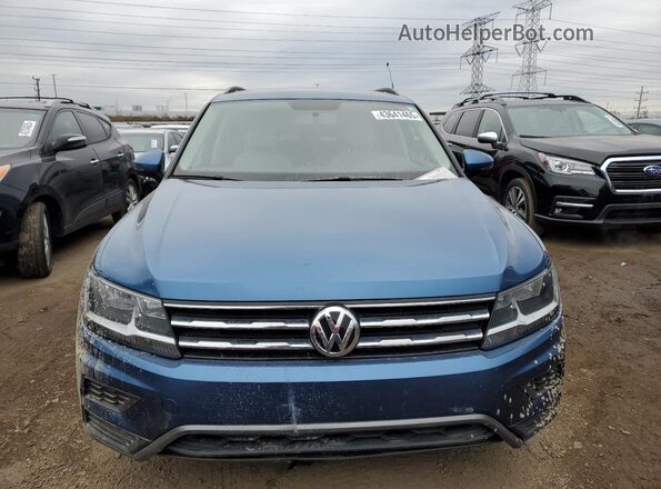3VV0B7AX0LM166729 2020 VOLKSWAGEN TIGUAN Blue წინა ხედი