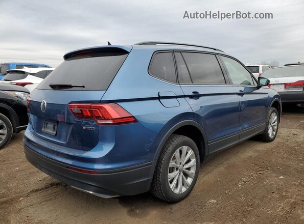 3VV0B7AX0LM166729 2020 VOLKSWAGEN TIGUAN Blue უკანა მარჯვენა