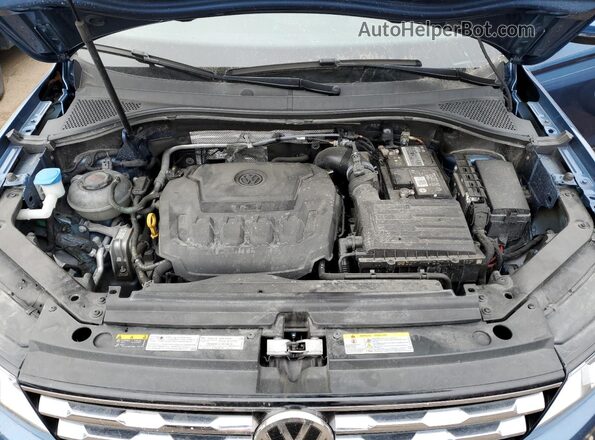 3VV0B7AX0LM166729 2020 VOLKSWAGEN TIGUAN Blue უკანა სალონის ხედი