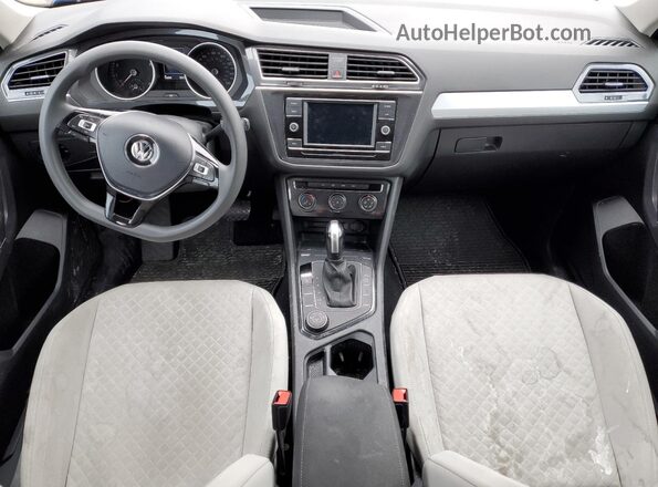 3VV0B7AX0LM166729 2020 VOLKSWAGEN TIGUAN Blue წინა პანელის ხედი