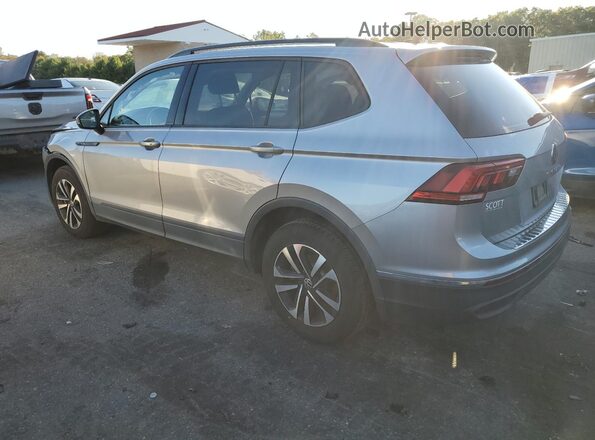 3VV0B7AX4NM041378 2022 VOLKSWAGEN TIGUAN Silver Trasero izquierdo