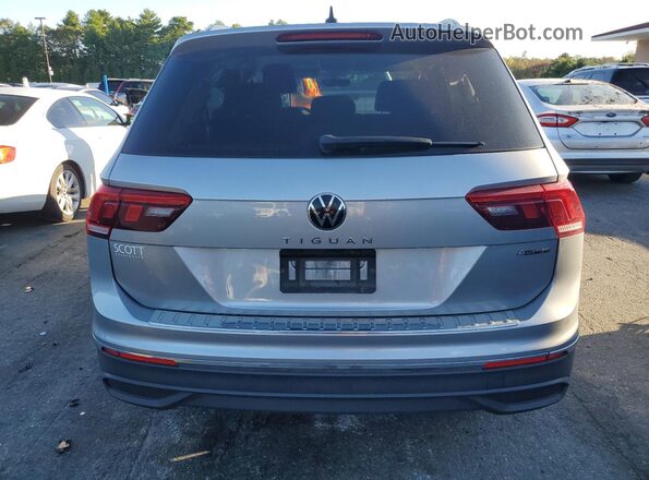 3VV0B7AX4NM041378 2022 VOLKSWAGEN TIGUAN Silver Vista trasera