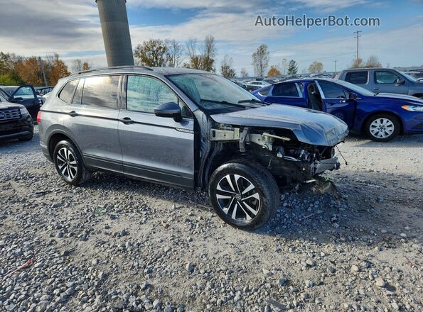 3VV0B7AX5NM123765 2022 VOLKSWAGEN TIGUAN Gray Front right