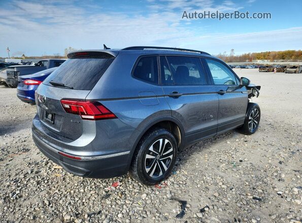 3VV0B7AX5NM123765 2022 VOLKSWAGEN TIGUAN Gray Rear right
