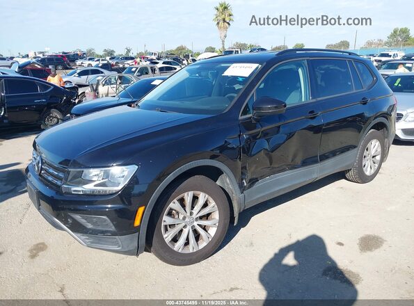 3VV1B7AX6JM079449 2018 VOLKSWAGEN TIGUAN Black Передня ліва чверть