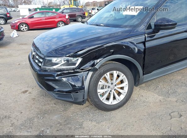 3VV1B7AX6LM083004 2020 VOLKSWAGEN TIGUAN Black Դիմացի տեսք