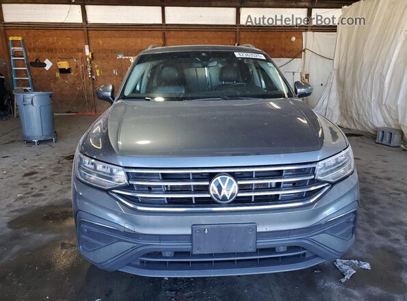 3VV2B7AX4NM110594 2022 VOLKSWAGEN TIGUAN Gray Widok z przodu