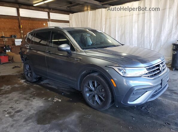 3VV2B7AX4NM110594 2022 VOLKSWAGEN TIGUAN Gray Przód prawy