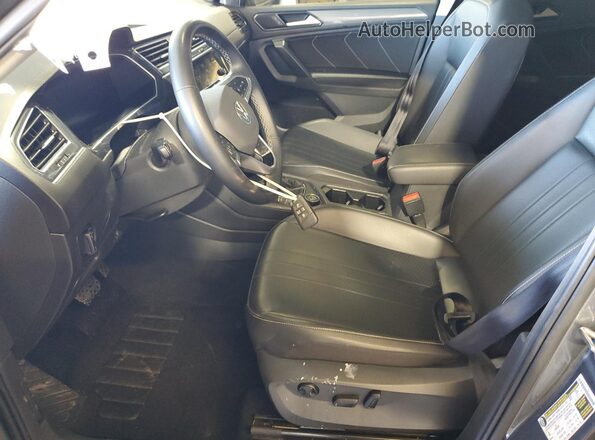 3VV2B7AX4NM110594 2022 VOLKSWAGEN TIGUAN Gray Widok wnętrza z przodu