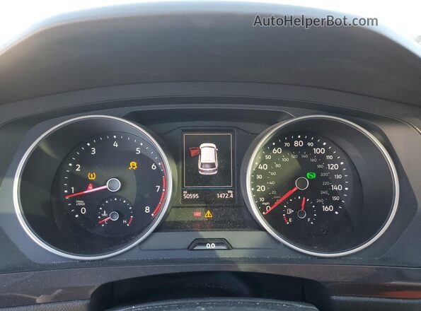 3VV2B7AX6MM085471 2021 VOLKSWAGEN TIGUAN Black Вид щитка приладів