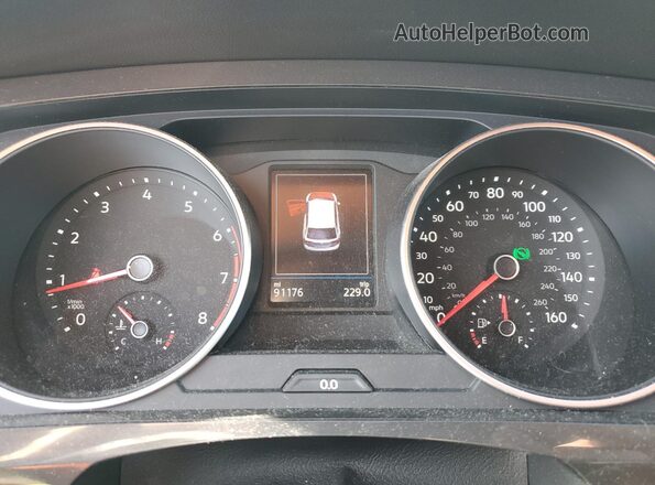 3VV3B7AX2LM123121 2020 VOLKSWAGEN TIGUAN Серый Вид щитка приборов