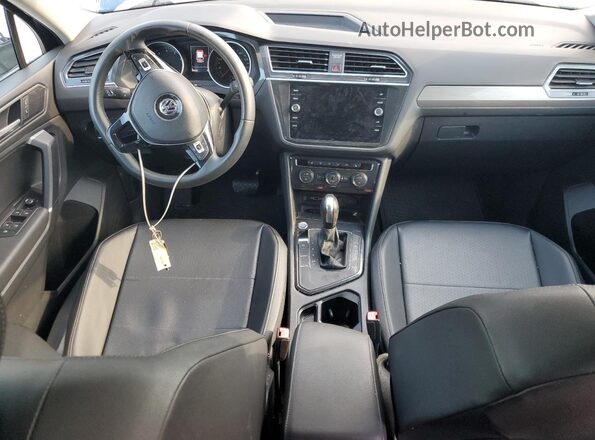 3VV3B7AX3LM042953 2020 VOLKSWAGEN TIGUAN Blue Dashboard view