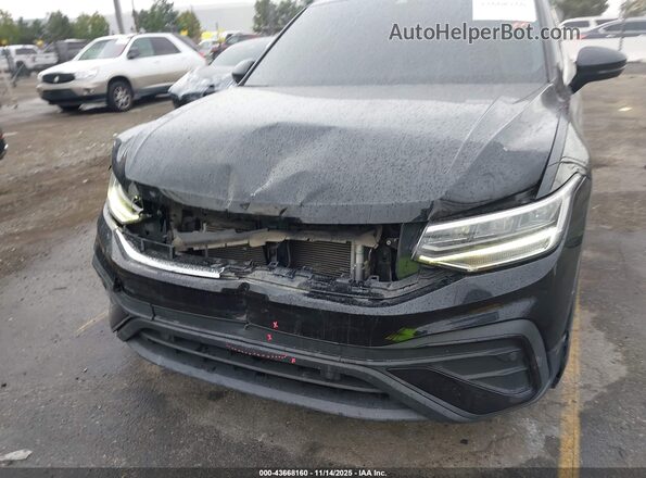 3VV3B7AX3NM062512 2022 VOLKSWAGEN TIGUAN Black Vista frontal
