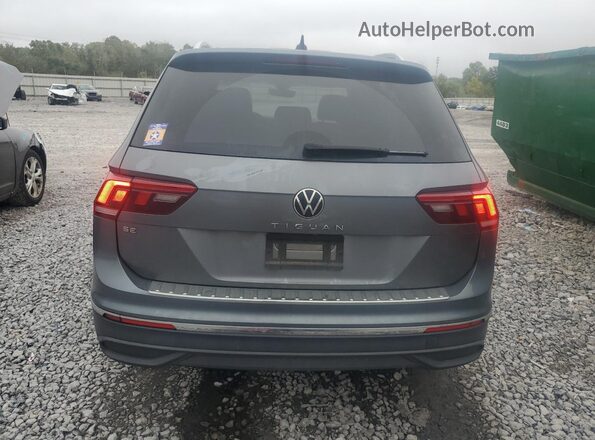 3VV3B7AX4NM072031 2022 VOLKSWAGEN TIGUAN Gray Հետևի տեսք