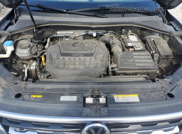 3VV3B7AX5LM147672 2020 VOLKSWAGEN TIGUAN Gray ძრავის განყოფილების ხედი