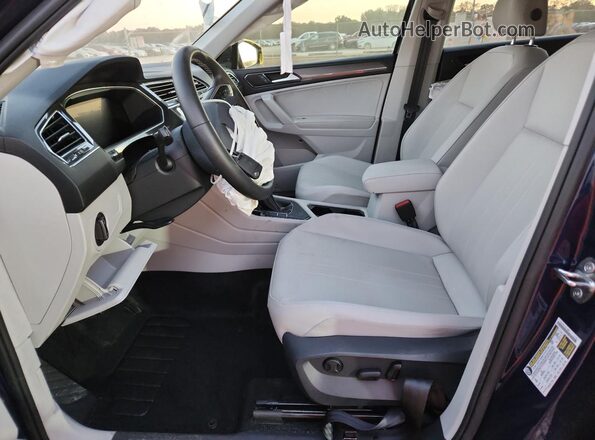 3VV3B7AX7NM149426 2022 VOLKSWAGEN TIGUAN Blue წინა სალონის ხედი