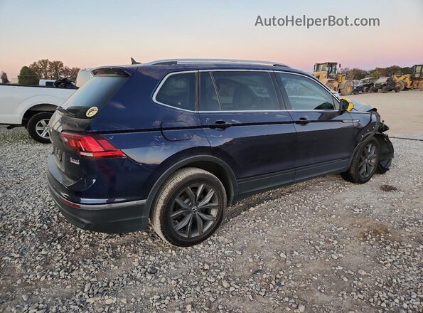 3VV3B7AX7NM149426 2022 VOLKSWAGEN TIGUAN Blue უკანა მარჯვენა