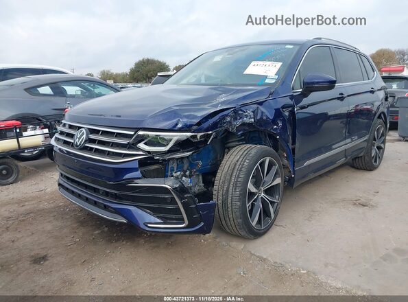 3VV4B7AX2RM058347 2024 VOLKSWAGEN TIGUAN Синий Передняя левая четверть