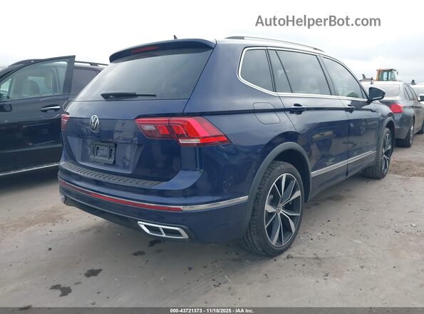 3VV4B7AX2RM058347 2024 VOLKSWAGEN TIGUAN Синий Задняя правая четверть