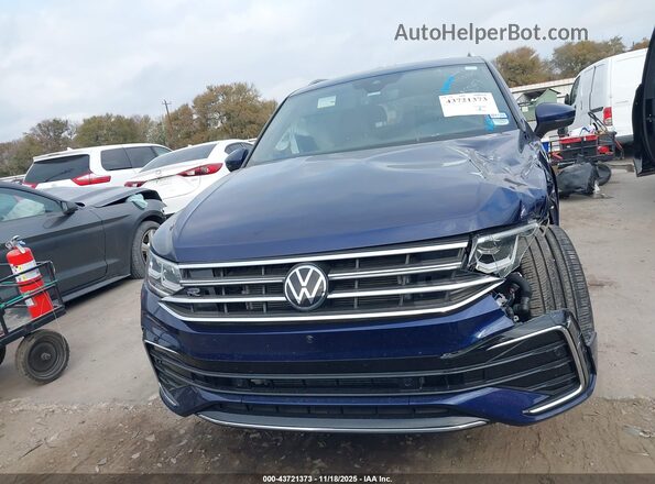 3VV4B7AX2RM058347 2024 VOLKSWAGEN TIGUAN Синий Вид задней части салона