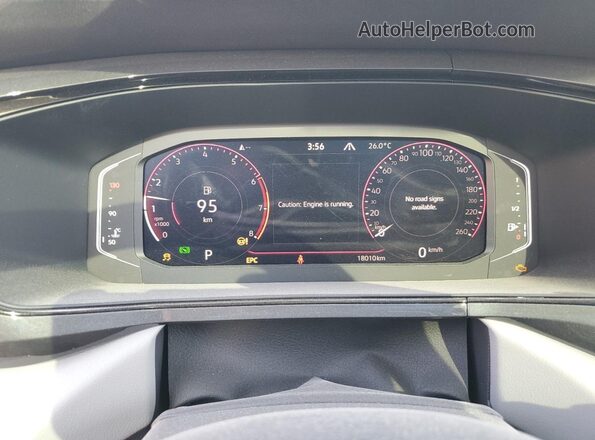 3VV4X7B20RM037114 2024 VOLKSWAGEN TAOS Red Вид щитка приладів