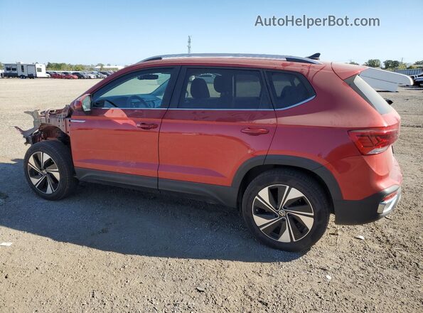 3VV4X7B20RM037114 2024 VOLKSWAGEN TAOS Red Задня ліва чверть