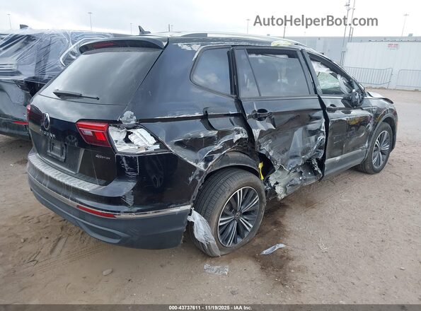3VV5B7AX1RM227956 2024 VOLKSWAGEN TIGUAN Black უკანა მარჯვენა