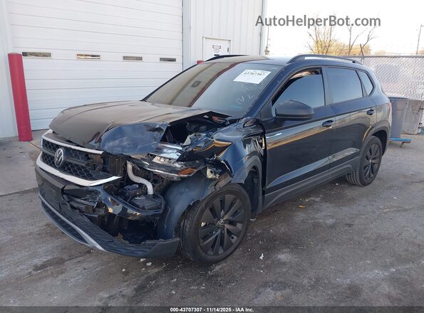 3VV5X7B20RM006899 2024 VOLKSWAGEN TAOS Black წინა მარცხენა ხედი სამი მეოთხედიდან